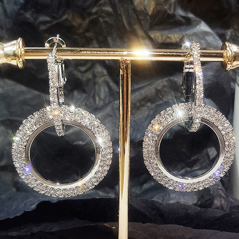Kassie Elegant Diamond Drop Earrings - Dreamcatchers Reality