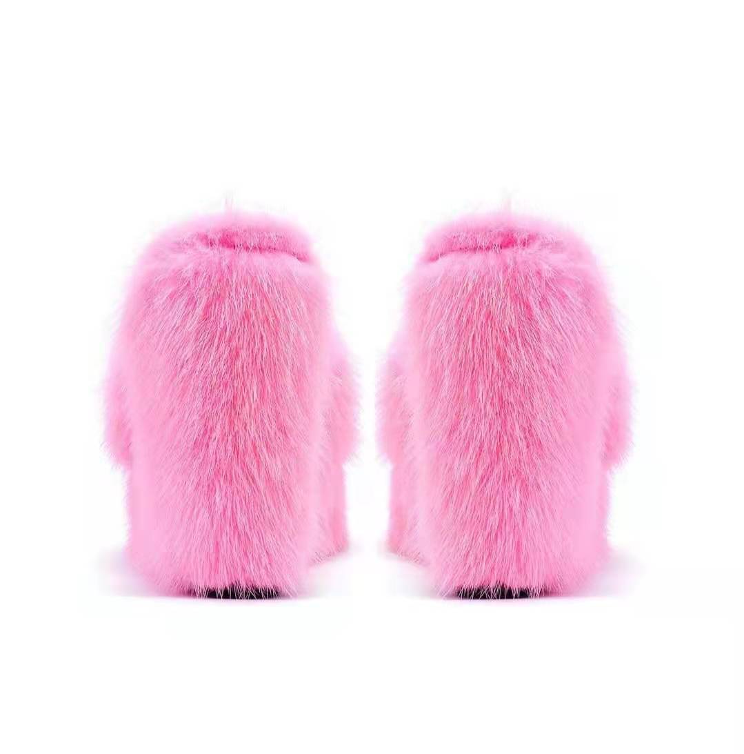 Kamoni Furry Fashion Heels - Dreamcatchers Reality