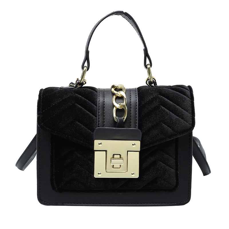 Zaria Velvet Fashion Handbag - Dreamcatchers Reality